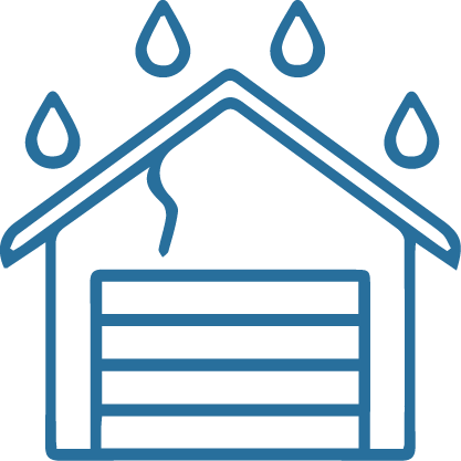 Professional roof leak detection and ceiling water damage repair in San Antonio.