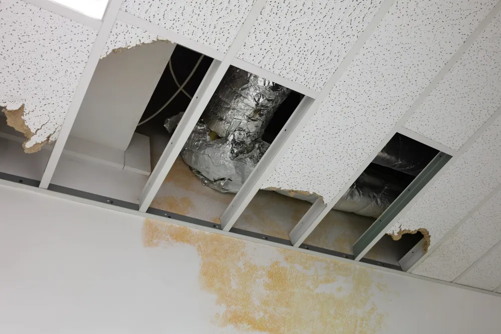 Structural Damage On A Roof