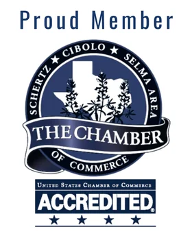 Proud Member of The Chamber – Schertz, Cibolo, Selma Area Chamber of Commerce